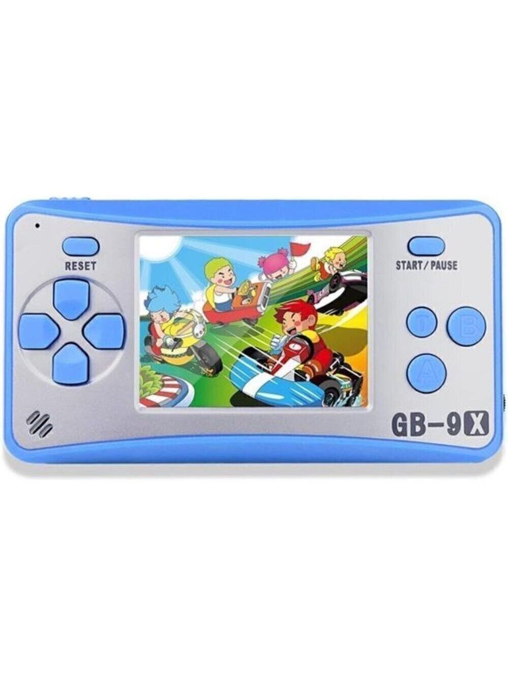 Kids Handheld 168 Built In Games Console Children Ages 4-12 Retro Classic BLUE